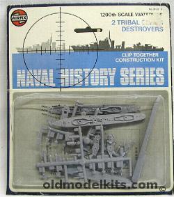 Airfix 1/1200 2 Tribal Class Destroyers Navel History Series, 01801-8 plastic model kit